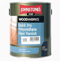 Johnstones Quick Dry Floor varnish Satin лак на водной основе 5л