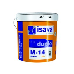 Isaval duplo М-14 экстрабелая матовая краска для стен и потолков 15л