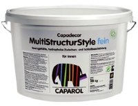CAPAROL Capadecor MultiStructurStyle средство для декорирования стен 16 кг