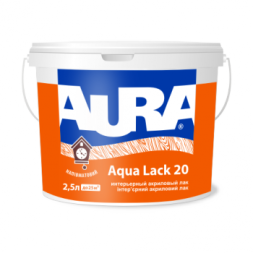 Aura Aqua Lack 20 акриловый лак 2.5л