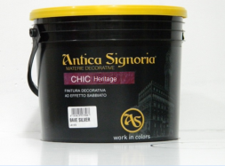 Antica Signoria Chic Heritage (база Silver) штукатурка с эффектом металлического блеска 15л