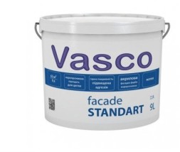 Vasco Facade Standart фасадная акриловая краска 9л