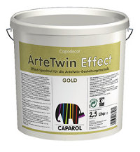 CAPAROL ArteTwin Effect Gold шпатлевка для декорирования стен 2.5 л