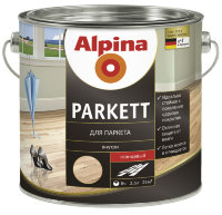 Alpina PARKETTLACK SEIDENMATT лак для деревяного пола 10 л